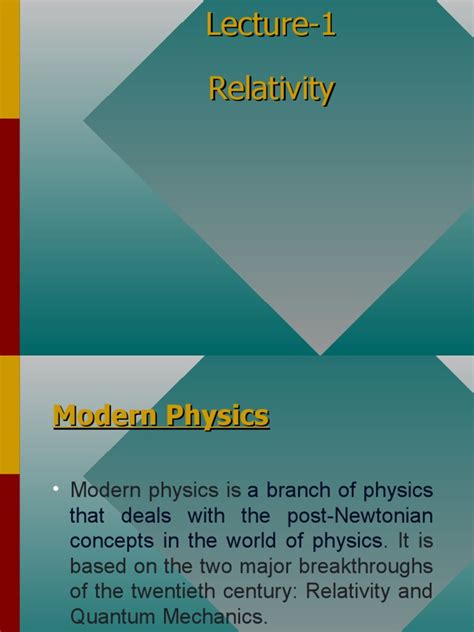 Relativity | PDF