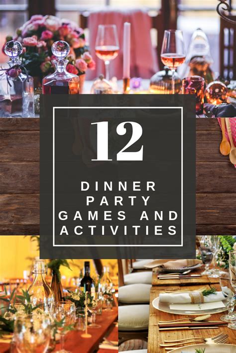 12 Great Dinner Party Games