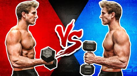 Dumbbell Bicep Curl VS. Hammer Curl (WHICH BUILDS BIGGER BICEPS?) - YouTube