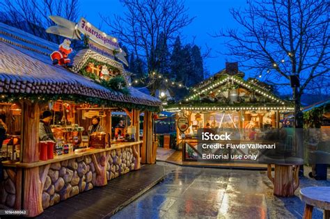 Badenbaden Christmas Market Stock Photo - Download Image Now - iStock