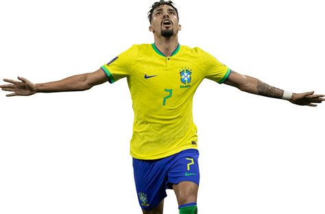 Lucas Paquetá Brazil football render - FootyRenders