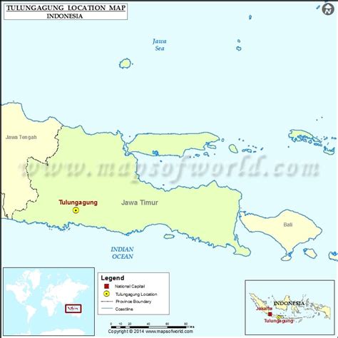 Where is Tulungagung | Location of Tulungagung in Indonesia Map