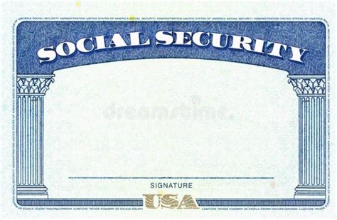 Blank Social Security Card Template Download (6) - TEMPLATES EXAMPLE ...