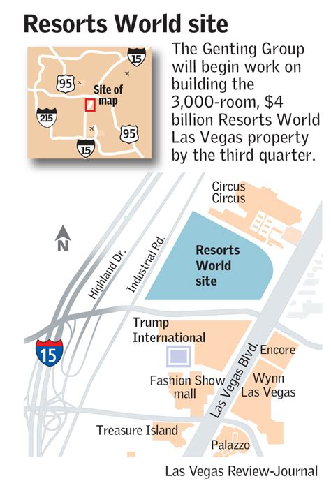 Resorts World Las Vegas Map