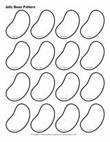 Jelly Bean Coloring Page Printable Pages sketch template