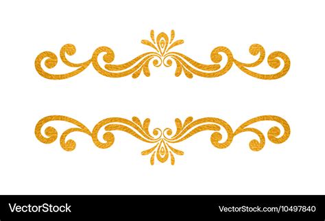 Gold Vintage Border Designs