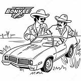 Smokey And The Bandit Chase Scene Coloring Page 69855 55285 sketch template