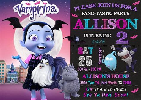 Sink your teeth into some of these Vampirina birthday party ideas and supplies. If you have a l ...