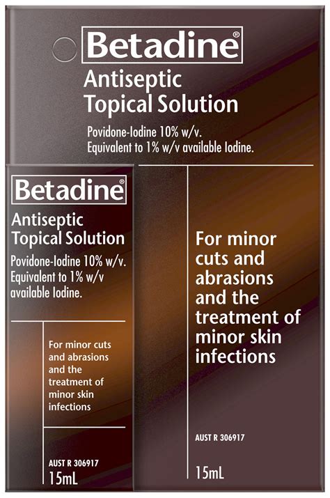 Betadine Antiseptic Topical Solution 15mL - Life Pharmacy Barrington Shop