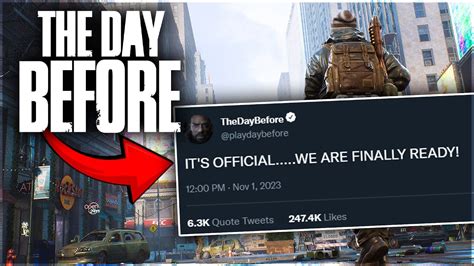 The Day Before CONFIRMED Release Date! - YouTube