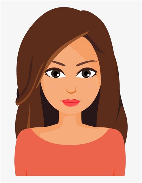 Girl Face Cartoon Outline Clip Art At Clker Com Vecto - vrogue.co