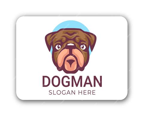 Premium Vector | Dogman logo design