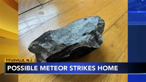 Possible meteorite hits house, crashes through roof in Hopewell Township, New Jersey during Eta ...