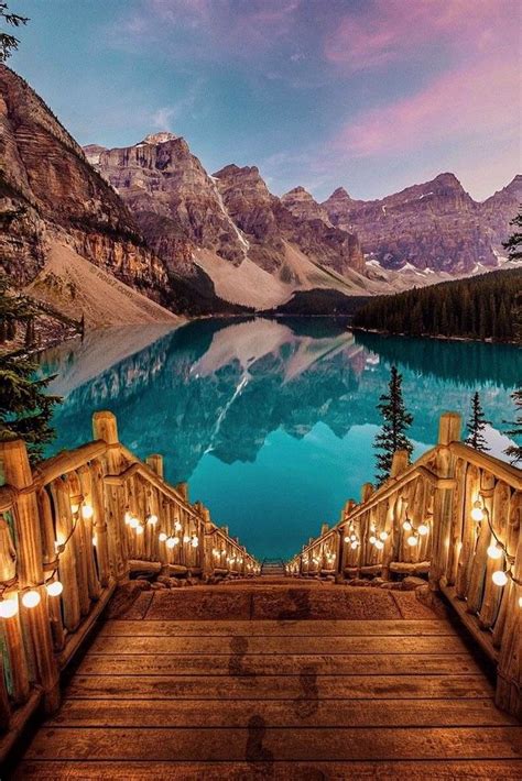 romantic honeymoon destinations moraine lake alberta canada | Best ...