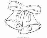 Christmas Bell Coloring Page For Kids  Free Bells Printable sketch template