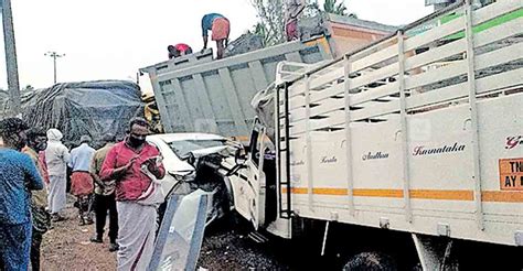 Road Accident News Today Kerala / Malayalam Video News - ആയൂരി ...