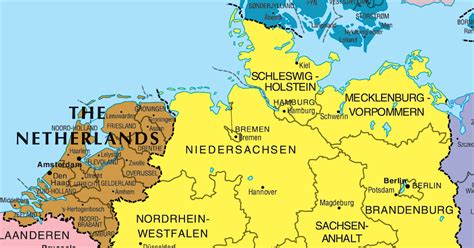 Map Of Germany And Netherlands | map of interstate