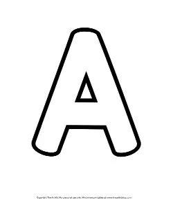 Alphabet Letter A Coloring Pages and Printable Worksheets - The Art Kit