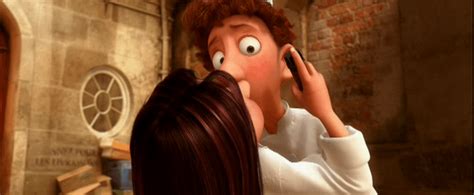 In Pixar's Ratatouille, the moment Linguini almost told Colette about Remy (the rat) who was the ...