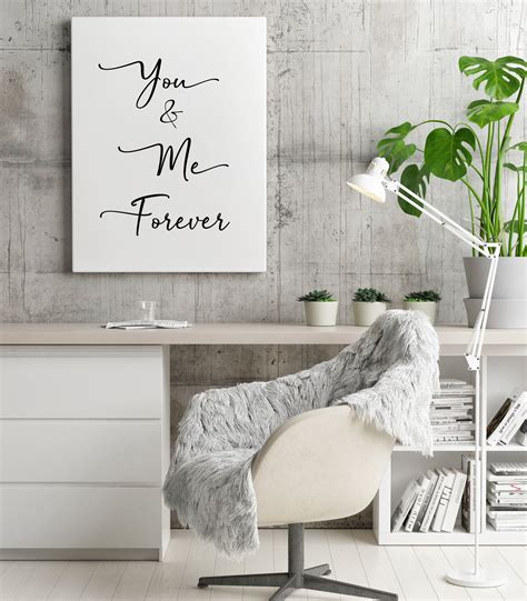 You and Me Forever Love Wall Art You & Me Sign Forever Love - Etsy