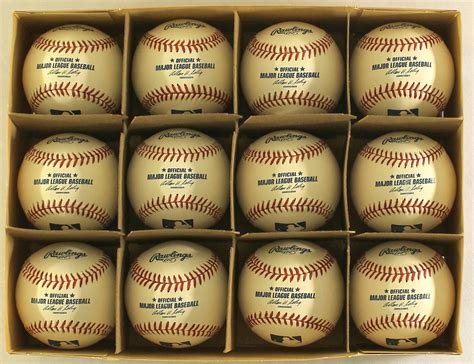 Lot of (12) New Rawlings Official Major League Baseballs at Pristine ...