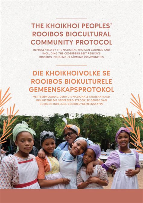 The Khoikhoi Peoples’ Rooibos Biocultural Community Protocol