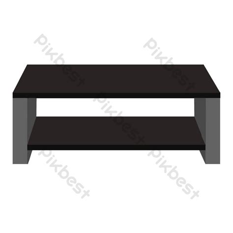 Cartoon Black Coffee Table Illustration PNG Images | PSD Free Download ...