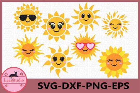 Sun Face svg, Eyelashes SVG, Sun clipart, Sun vector (433113) | Cut Files | Design Bundles