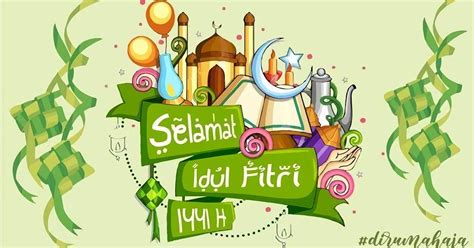 Gambar Kartun Ucapan Idul Fitri 2022 - IMAGESEE