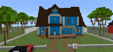 Hello Neighbor act 1 Minecraft Map