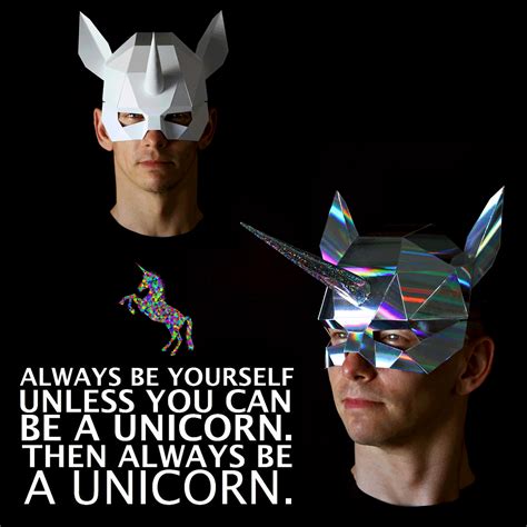 UNICORN Mask - Build this quick and easy low-poly unicorn mask from card | Unicorn mask, Mask ...