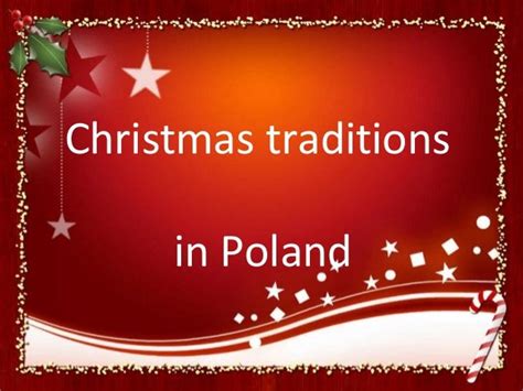 Christmas traditions in Poland