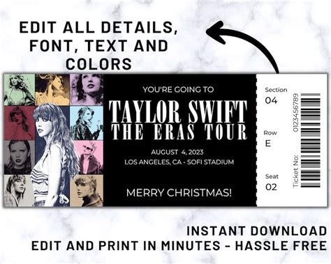 The Eras Tour Ticket … - Beilul Mercedes