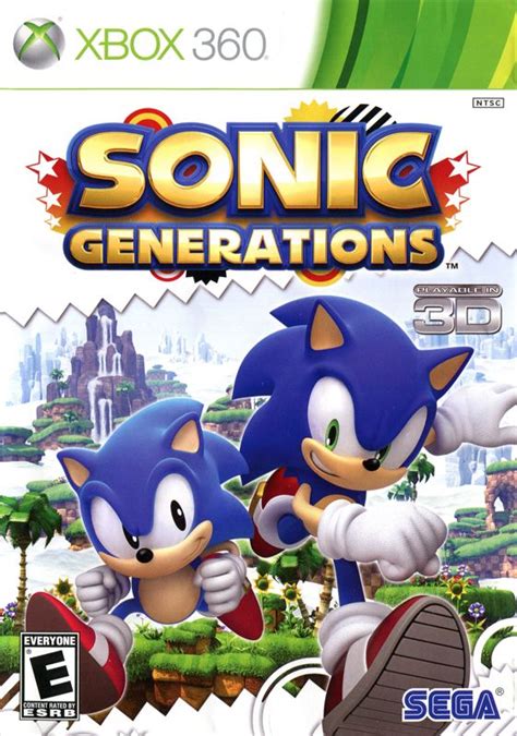 Sonic: Generations (2011) Xbox 360 box cover art - MobyGames