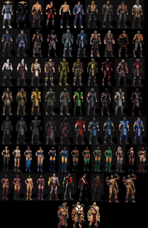 Mortal Kombat 2011 Characters by lechiffre17 on DeviantArt