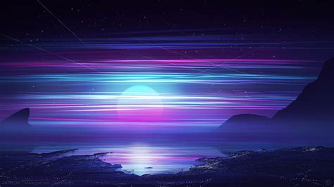 1920x1080 Synthwave Of Retro Night Laptop Full HD 1080P ,HD 4k Wallpapers,Images,Backgrounds ...