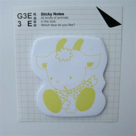 Animal Shaped Sticky Notes