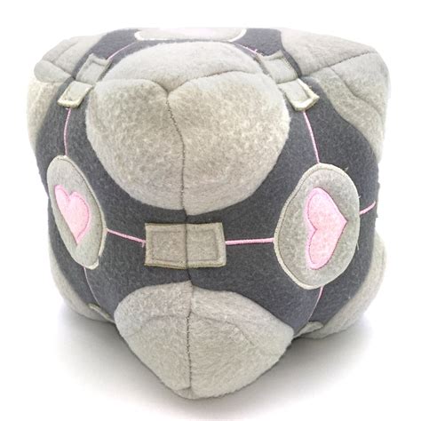 Weighted Companion Cube Plush - Glitch Gear | Glitchgear.com