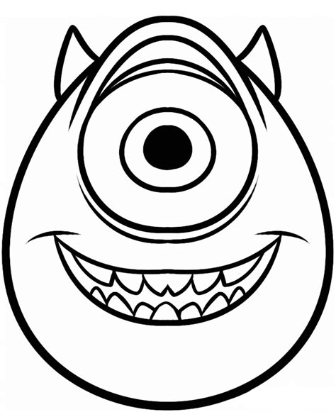 Monsters University Coloring Pages - Best Coloring Pages For Kids | Disney drawings, Cartoon ...