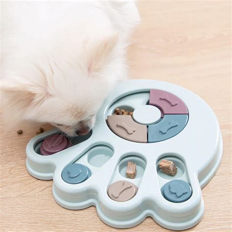 Interactive Dog Food Puzzle Toy Treat Dispenser Feeder to Increase IQ ...