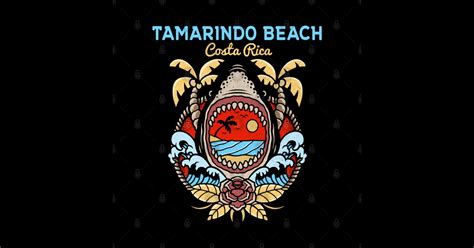 Tamarindo Beach - Tamarindo Beach Costa Rica Surf - Sticker | TeePublic