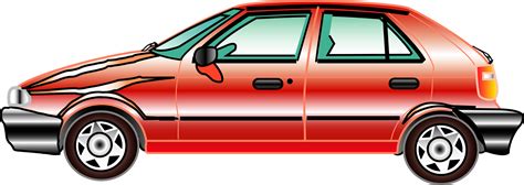 Clipart - Red Car
