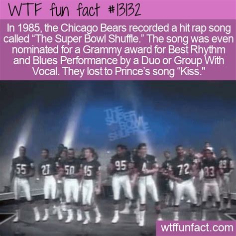 WTF Fun Fact 13132 - The Super Bowl Shuffle