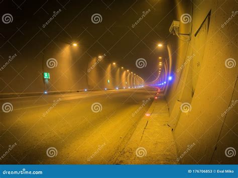 Tunnel smoke stock image. Image of motion, journey, polluted - 176706853