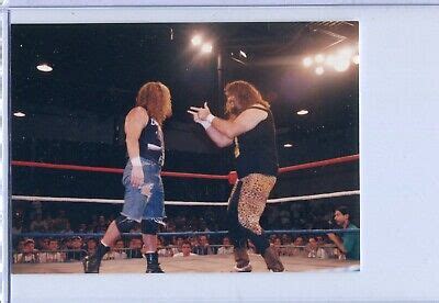 CACTUS JACK ORIGINAL ECW WRESTLING PHOTO WWE ROH ECW WCW MICK FOLEY ...