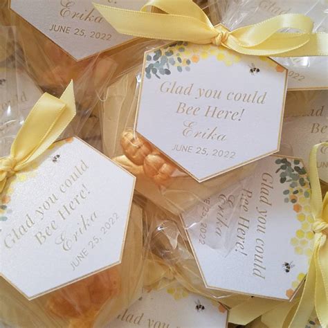 10 HONEY PARTY FAVORS Bee Honeycomb Soap Favors Bumblebee - Etsy