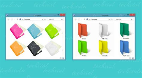 How To Change Folder Color and Customize Folder Icon in Windows - TechViola