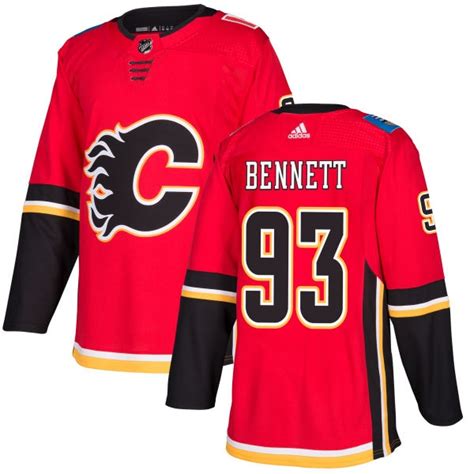 Men's Sam Bennett Calgary Flames Adidas Jersey - Authentic Red - Flames ...