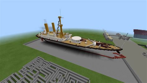 Minecraft HMS Thunderchild (Incomplete) by JohnGrimlock on DeviantArt