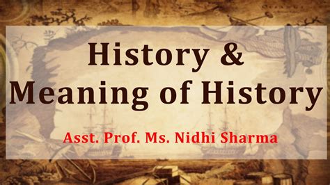 Meaning of History, (History, BA I,II,III), GuruKpo - YouTube